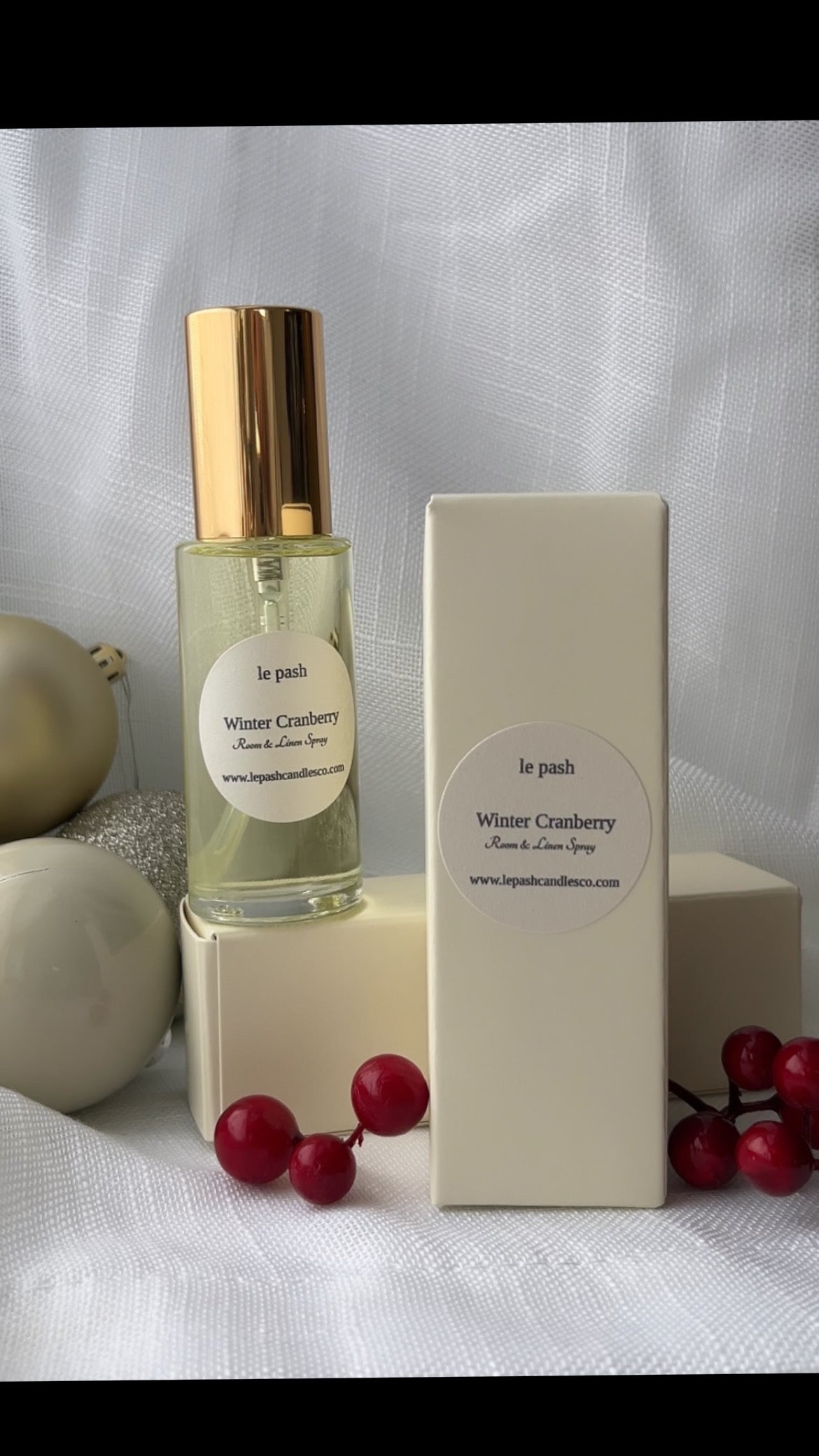 Winter Cranberry Room & Linen Spray